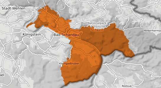 Mietspiegelkarte Bad Schandau